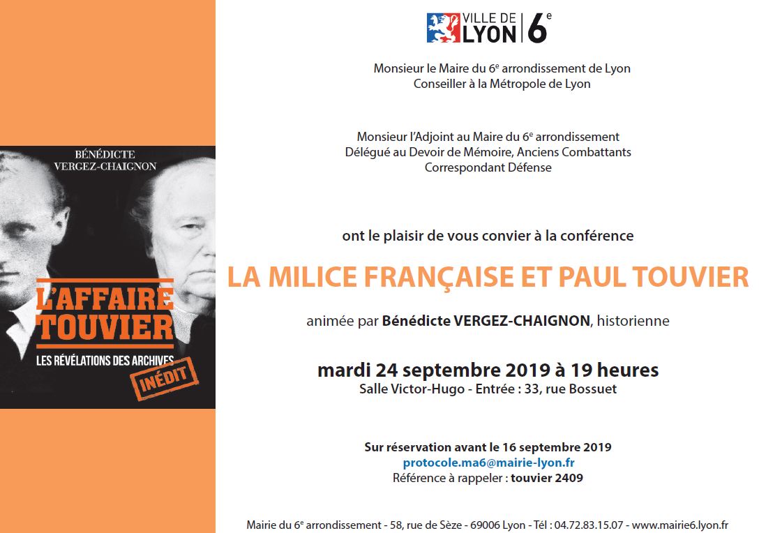 La milice française et Paul Touvier