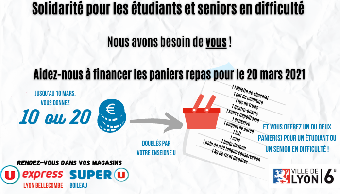 Solidarité pour les étudiants et seniors en difficulté - P
