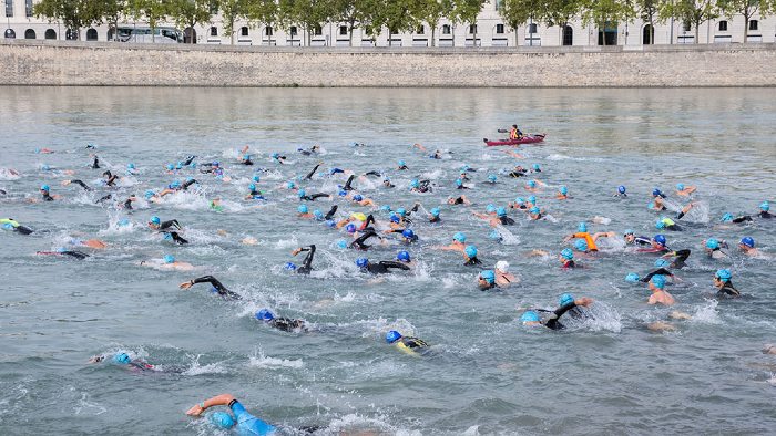 Épreuve de natation en eau libre
