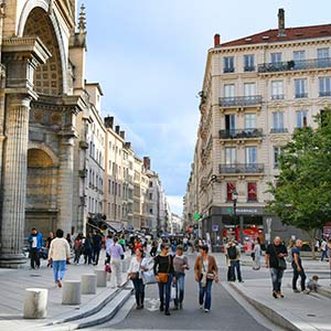 rue piétonnisée